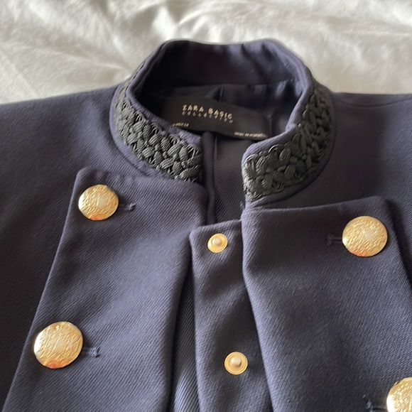 Zara Military Style Long Blazer - Picture 8 of 8